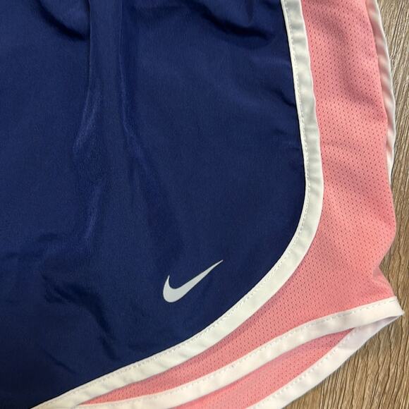 Nike Tempo Running Shorts Navy & Pink Size Small Athletic - Picture 4 of 5